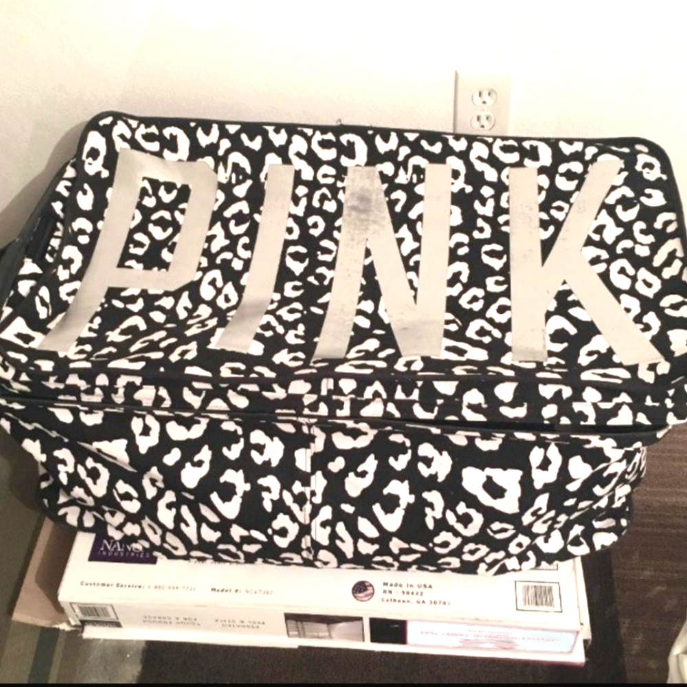 Rare/HTF Victoria's Secret leopard dorm trunk